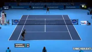 Novak Djokovic Vs Stanislas Wawrinka HIGHLIGHTS ATP World Tour Finals 2013