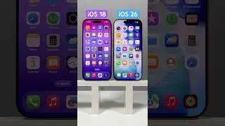 iOS 26 против iOS 18 на iPhone 17 Pro и iPhone 16 Pro