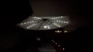 Review - Best Choice Products 10ft Solar LED Cantilever Patio Umbrella