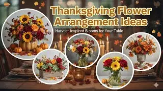 114+ Thanksgiving Floral Arrangements Ideas 2025 | Fall Flower Centerpieces & Seasonal Touches