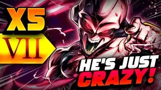 Zenkai LF Kid Buu Is Just CRAZY w/ x5 Zenkai Buffs! (Dragon Ball LEGENDS)