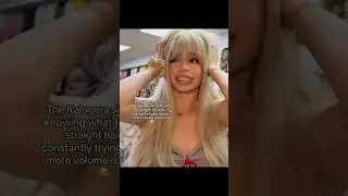 They ARE NOT Used To STRAIGHT HAIR😭#kalogeras #kalogerasisters #funnyvideos
