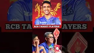 RCB Target Players in Mega Auction🤯 | Ashwin X Bhuvi😈💯🔥#youtubeshorts #ipl2025 #rcb #megaauction
