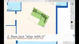 How to rotate and scale 2dplan.com architectural symbols