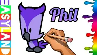 How to draw Suspects Mystery Mansion characters. Phil Suspects drawing easy. Suspects Phil dibujar