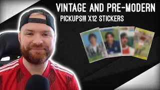 OPENING UP A PACKAGE FROM EUROPE - VINTAGE AND PRE-MODERN SPORTS CARDS AND STICKERS!!!