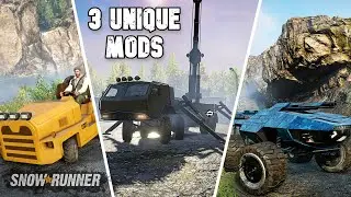 A Suitcase, A Beefcake Crane and a SHARK! 3 Unique Snowrunner Mods | Snowrunner