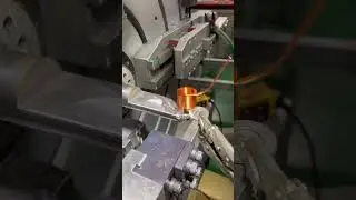 Flat wire coil winding machine #inductorwindingmachine  #flatwirewindingmachine #windingmachine