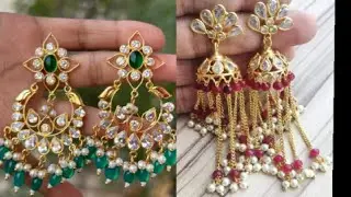 Fancy earrings | Partywear necksets | handmade jewellery | Designer pendents | Earrings Exclusive