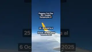 Pegasus Yurt Dışı 9&euro; + Vergiler Kampanyası!