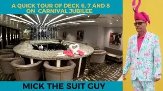 A Tour of Carnival Jubilee Deck 6 8, Restaurants, Bars Shops and more