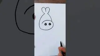 6-number se  मछली drawing #shorts #fish