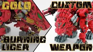 Gold Burning Liger plus Laser Combat Unit Custom Weapon Review!