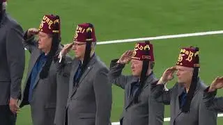 Generald Wilson NationalAnthem at East-West Shrine Bowl