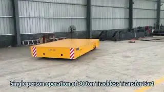 Leina Heavy Industry-Single person operation of 30 ton Trackless Transfer Cart