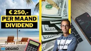 ZOVEEL AANDELEN HEB JE NODIG VOOR &euro;250 PER MAAND AAN DIVIDEND! - Beleggen in dividend bij DEGIRO