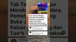Ditegur Merokok, Pemotor Tusuk Warga di Jaksel 🚬⚠️#shorts