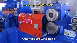 Roll weld mesh machine