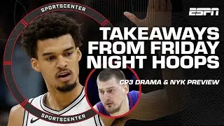 RECAPPING Wemby vs. Giannis showdown, Nuggets' efficiency + Lakers vs. Knicks preview | SportsCenter