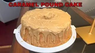 Карамельный кекс с карамельной глазурью