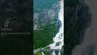 Langfossen Falls Norway
