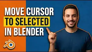 How To Move Cursor To Selected In Blender (Quick Guide)