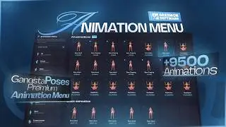 0R-Animation Menu V2 +9500 GIF-функций анимации | Скрипт Fivem Emote Menu