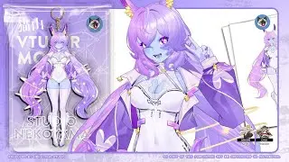 Tier Akasupa VTuber Model Showcase | Studio Nekoyama