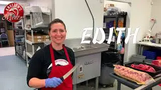 Cutting Tenderloin and Cowboy Steaks at Knutzen's Meats