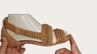 Nakışlı Örgü Sandalet Modelim😇