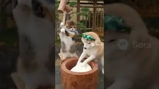 #ai #pets #shibainu #cat #cute #animals #sora2 #funny #puppy #cutecat