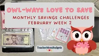 ❤️ February Monthly Savings Challenges RECAP | 🤦&zwj;♀️ I didn't hit record!! | Long-Term Sinking Funds