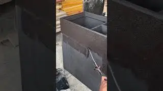 texture paint applications #speakerbox  #woodworking  #texturepaint  #tutorials