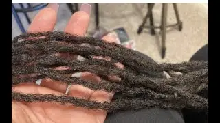 How to Make Small Long Loc Extensions with Human Hair