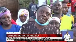Githunguri residents to benefit from water piping project