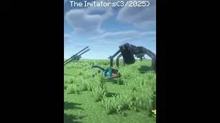 The Imitators: Legged Creature  (ATTACK Scene)   #minecraft #horror #scary #mod#scary#tiktok