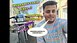 Splendor Insurance claim cost kitni aayi mujhe..? 🤑🤔| Insurance Agent na kia scam🤬😡 | #youtube#viral
