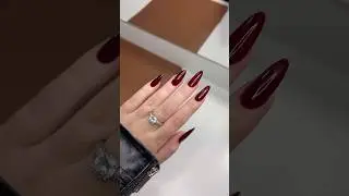 Vermelho perfeito &hearts;️ #unhas #nails #laralawisch #cherrynails #cherry #vermelho #rednails