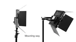 GVM 50RS RGB Video Light Full Color Photo Camera Lighting