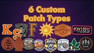PVC, Embroidered, Woven & More: Custom Patches Breakdown