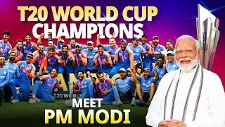 PM Modi meets Team India, the new T20 World Champions
