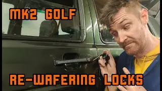 My car has too many different keys! VW Mk2 Golf - re-wafering locks