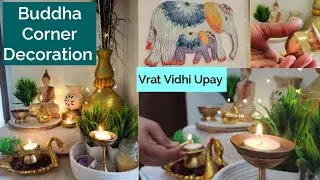 How to create Zen corner / Buddha Corner / Home Makeover ll Empty Corner decoration ideas