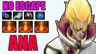 NO ESCAPE - PRO INVOKER SUNSTRIKE By ana A NEW 9k MMR - Dota 2 Ranked