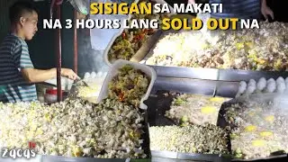 Crispy PORK SISIG na hindi tinipid sa SIBUYAS?! 20 KILO ng BABOY nauubos sa tatlong oras! Rapsa!