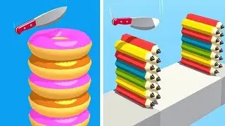 Slice It All Gameplay_Very satisfying and Relaxing ASMR Slicing Gameplay Video 