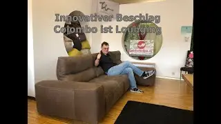 KOINOR  COLOMBO  Kombi mit Funktionen 3 tlg mit Etagere 2 Vollfunktion Leder bark by profischnapp.de