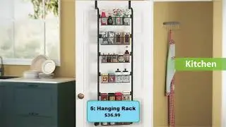 4 Tier Spice Rack for Refrigerator || Hanging Storage Door Organization for Kitchen