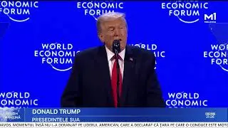 &bdquo;Trump, du-te acasă&rdquo;, mesaj de protest la Davos