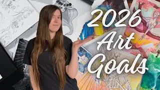 My Honest 2026 Art Goals as a Watercolor + Digital Artist